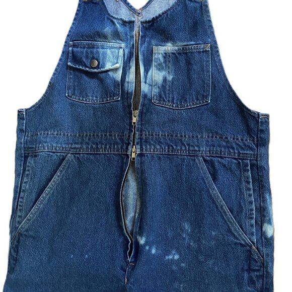 Vintage denim utility boiler suit overalls jumpsuit by J B Goodhue, distressed - Picture 7 of 16